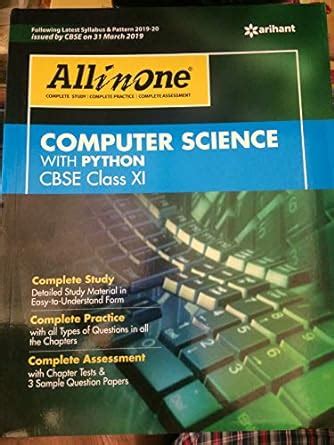 All In One COMPUTER SCIENCE With PYTHON CBSE Class 11th : Amazon.in: Books