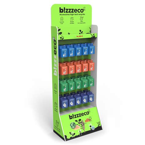 Pegboard PVC Display Rack Electric Accessary Floor Display Stands