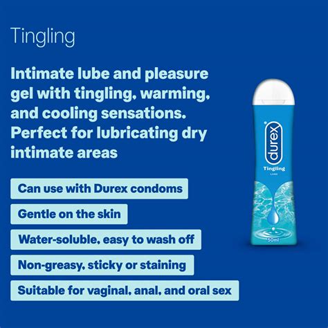 Buy DUREX PLAY TINGLING LUBRICANT BOTTLE OF 50 ML Online & Get Upto 60% ...