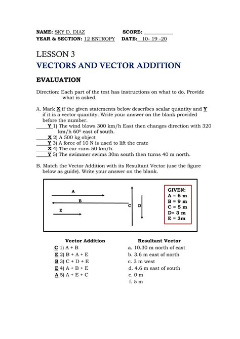 Image result for Vector Addition Practice Problems Using Diffrent Angle