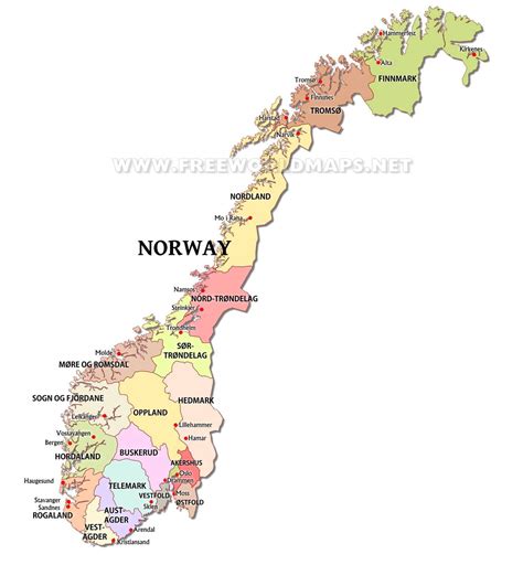 Norway Maps - by Freeworldmaps.net