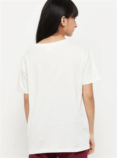 Buy Girls Typography Print Round Neck T-shirt Online at just Rs. 399.0 ...
