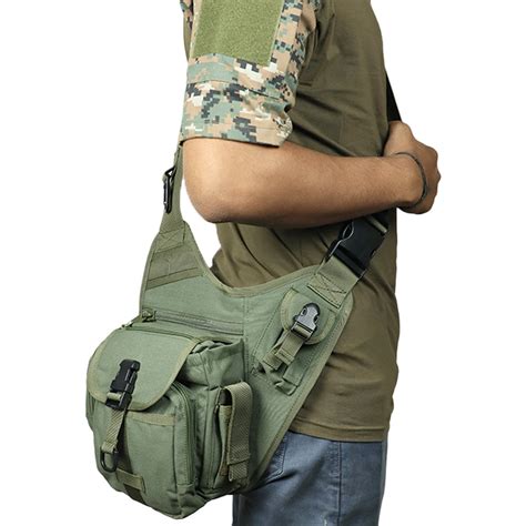 Tactical Shoulder Bag | Olive Green and Black – Olive Planet