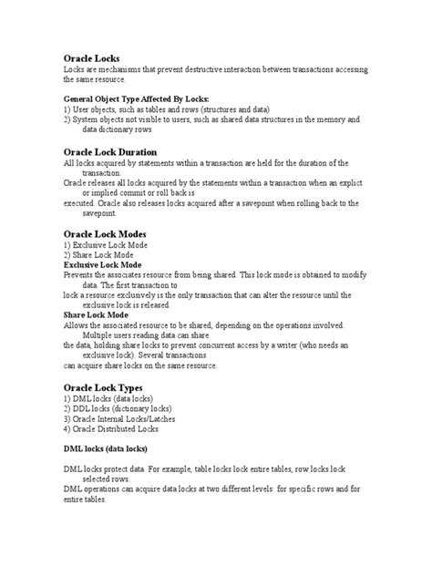 Image result for How to Detect Locks in Oracle Database