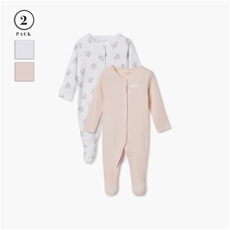 Juniors Assorted Sleepsuit with Long Sleeves - Set of 2