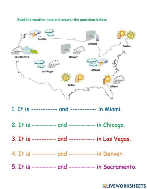 Weather Maps | CK-12 Foundation - Worksheets Library