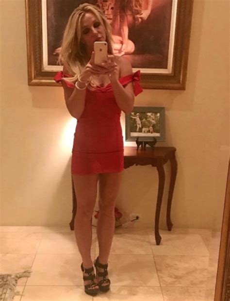 Britney Spears shows off legs in tiny red dress on Instagram | Daily Star