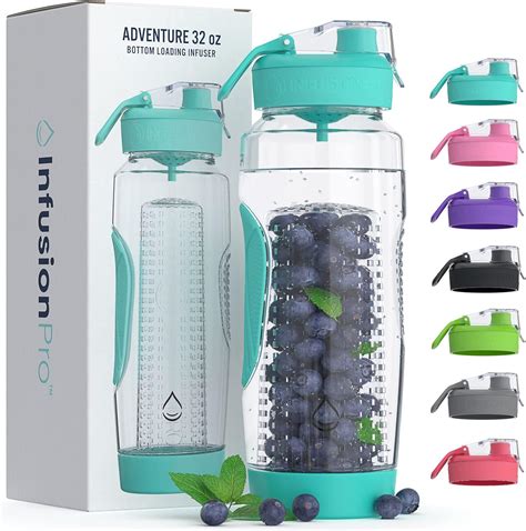 Amazon.com: Infusion Pro 32 oz Fruit Infuser Water Bottle with ...