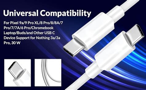 Google Original Type C To Type C Mobile Data Charging Cable For Pixel ...