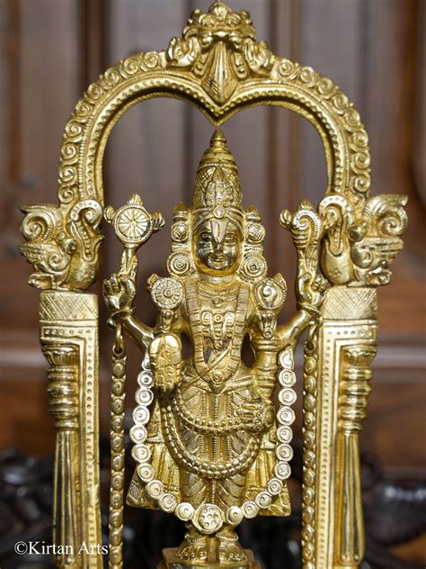 Brass Tirupati Balaji Idol 14" – Kirtan Arts