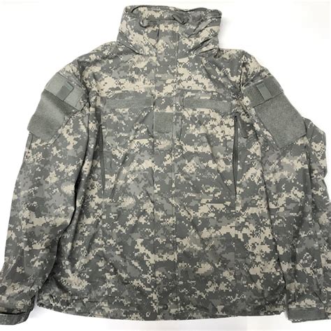 U.S.ARMY 米軍 ECWCS GEN3 LEVEL5 ソフトシェルジャケット ACU デジタルカモフラージュ LARGEーLONG ...