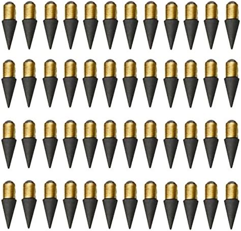 Lopenle 48 Pieces Everlasting Pencil Replaceable Refill Nib Inkless ...