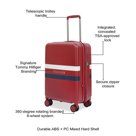 Tommy Hilfiger Reagan Hard Luggage – BAGLINE