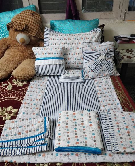 Handicraft-Palace Stripe Printed Dress Making Voile Fabric Cotton ...