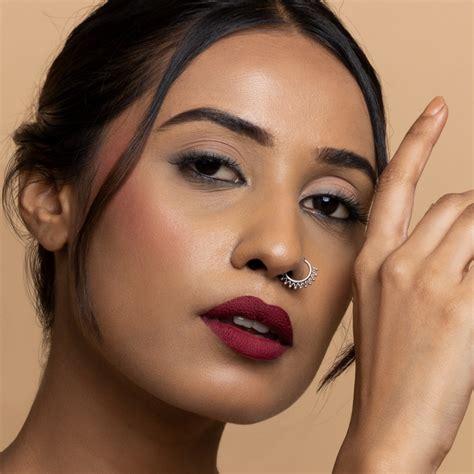 MyHues Comfort Matte Liquid Lipstick Fuljhadi Burgundy - Non-Drying ...