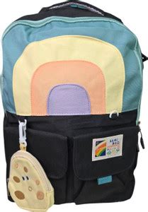 NISSA DESIGNS NISSA Rainbow Charm Backpack 30 L Backpack Black - Price ...