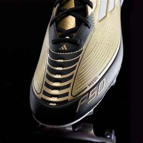 adidas Kids F50 x Messi Pro Firm Ground - Gold Met/Ftwr White/Core ...