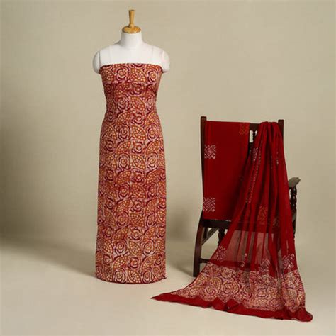 Batik Printed Dress Materials - Buy Batik Printed Suit Materials Online ...