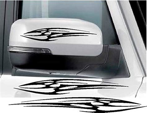 LYOMAN® 2Pcs Car Rear View Mirror Exterior Stickers for Scratch Cover ...