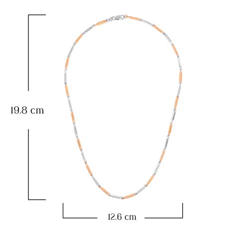 Dual Tone Link Pattern Chain – WHP Jewellers