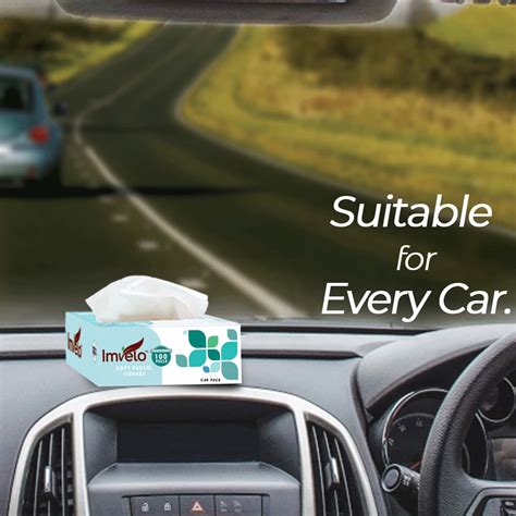 Buy IMVELO 2 PLY FACIAL TISSUES BOX | CAR PACK (PACK OF 8) EACH PACK ...