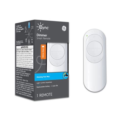 GE Cync Smart White Smart Remote Control 93122136 at Lowes.com