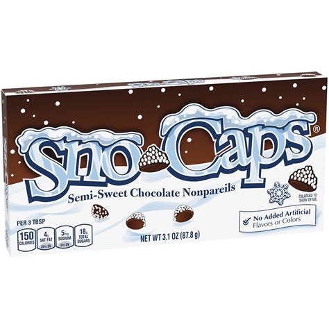 All City Candy Sno-Caps Chocolate Nonpareils - 3.1-oz. Theater Box ...