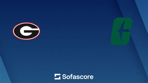 Georgia Bulldogs vs Charlotte live score & H2H | Sofascore