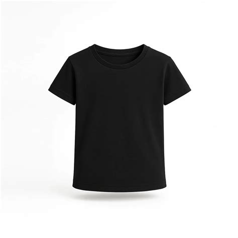 Girls Black Suvin Cotton T-Shirt | Ultra-Soft Cotton Tee – noo-brand.in