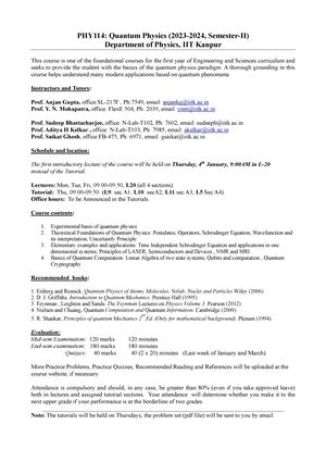 Lecture 7 YNM PHY114 - LF7 : 1/ Lecture - F : Wavepackets 16 Ta 2024 ...