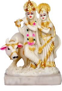 CraftGreen radha krishna cow idol radha krishna cow murti radha krishna ...