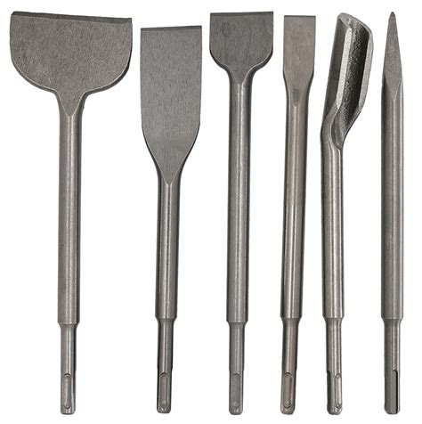 Snapklik.com : SDS Plus Hammer Drill Chisel Set, Rotary Hammer Bits Set ...