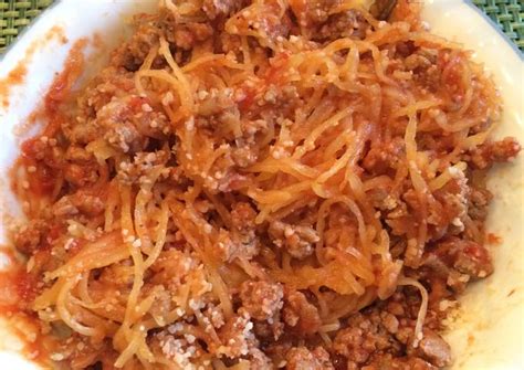 Spaghetti Squash Pasta Recipe by Diana - Cookpad