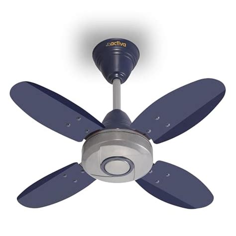 ACTIVA ORNET 600mm Ceiling Fan, 850 RPM High Speed Air Delivery with 4 ...
