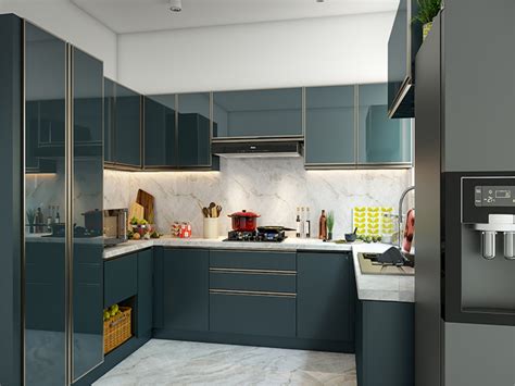 U-Shaped Kitchen Customer Photos – Real Modular Kitchen Projects by Navilu