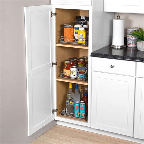 Buy Pull Out Drawer Cabinet Organizer - Heavy Duty Slide Out Kitchen ...