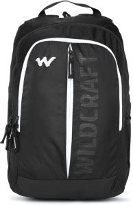 Wildcraft Unisex Solid Backpack 23 L Laptop Backpack Black - Price in ...