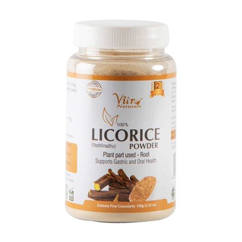 Vitro Naturals Licorice Powder | Mulethi Powder - 100 gm: Amazon.in ...