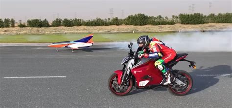 Electric Motorcycle vs. Jet: Who Wins the Race?