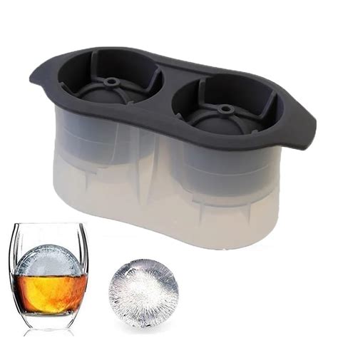 Buy KARP Large Sphere Ice Cube Trays - Leak-Free 2.5" Round Ice Ball ...