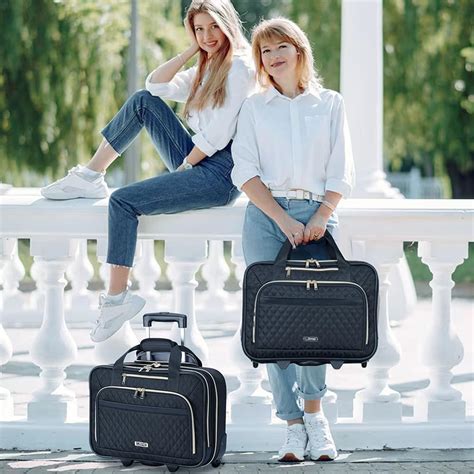 Lekespring Rolling Laptop Bag, Laptop Briefcase on Wheels for India | Ubuy