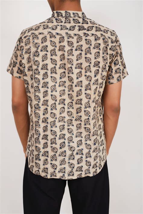 Shop Gol Kalamkari Unisex Shirt – Handcrafted & Comfortable – ADAH BY ...