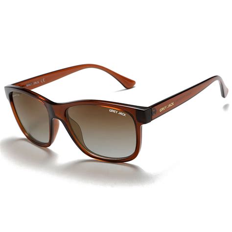 GREY JACK Square Polarized UV400 Protection TR90 Sunglasses for Men Wo ...