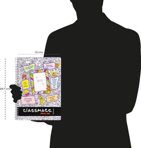 Classmate Pulse A4 Notebook Single Line 180 Pages Price in India - Buy ...