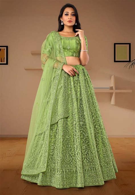 Net Lehenga Choli – Gajiwala