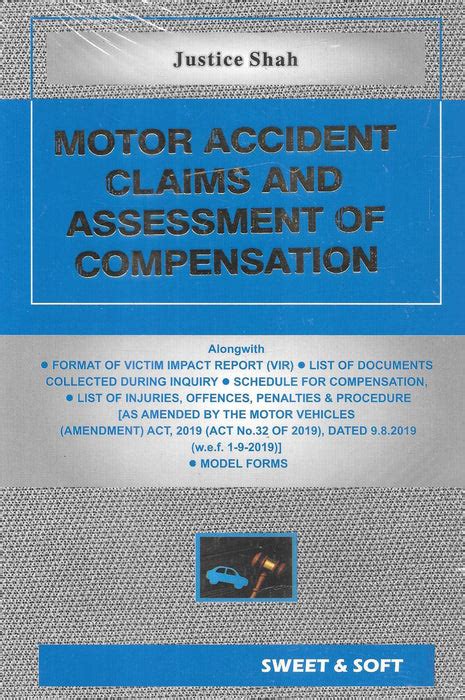 Motor Accident Claims and Assessment of Compensation in 2 vols – M&J ...