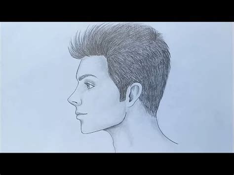 How to draw side face of male for Beginners Video Lecture - Class 1