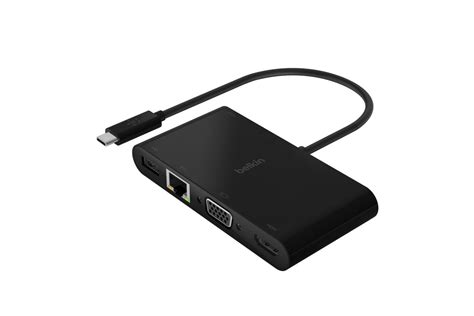 Belkin USB-C 5-in-1 Multimedia Hub + Charge Adapter (100W) – Computerspace