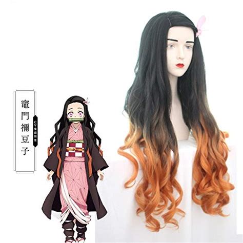 Buy Demon Slayer Kimetsu no Yaiba Kamado Nezuko Cosplay Wig Iguro ...