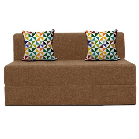 DECOR STUDIOS| 4' X 6' Feet, Double-Seater | Folding Sofa Cum Bed ...